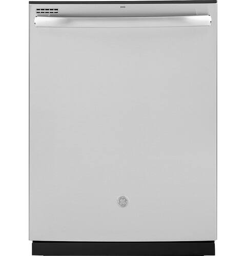 GE - Top Control Built-In Dishwasher with 50 dBA - Fingerprint Resistant Stainless Steel