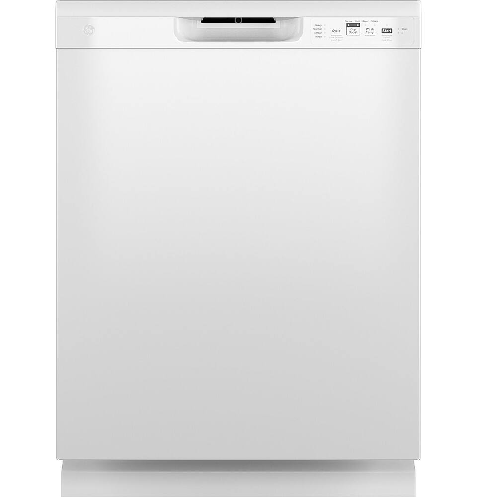 Alt View 11. GE - Front Control Built-In Dishwasher with 59 dBA - White.