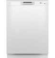 GE - Front Control Built-In Dishwasher with 55 dBA - White