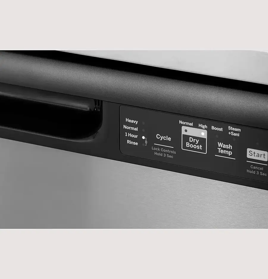 Alt View 17. GE - Front Control Built-In Dishwasher with 55 dBA - White.
