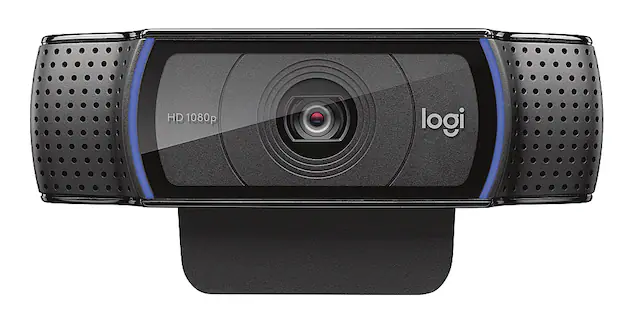 Front. Logitech - C920e Full HD 1080p Business Webcam - Black.
