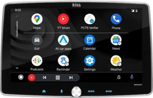 BOSS Audio - 9" Android Auto and Apple CarPlay Car Multimedia Receiver - Black - Front_Zoom