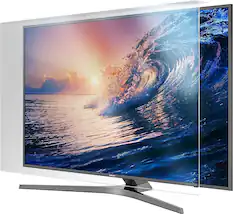 Left. SaharaCase - ZeroDamage Screen Protector for Most 32" TVs - Clear.