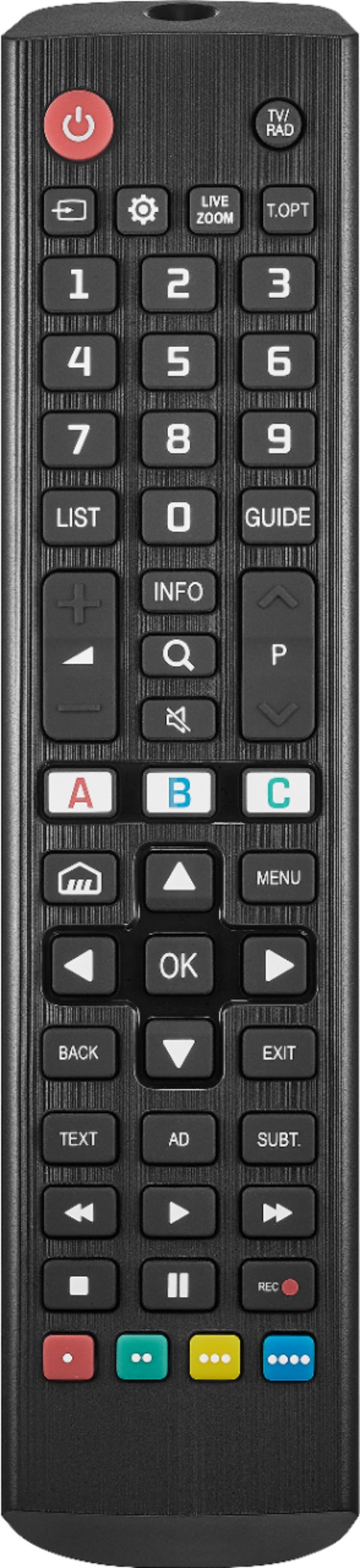 insignia tv remote