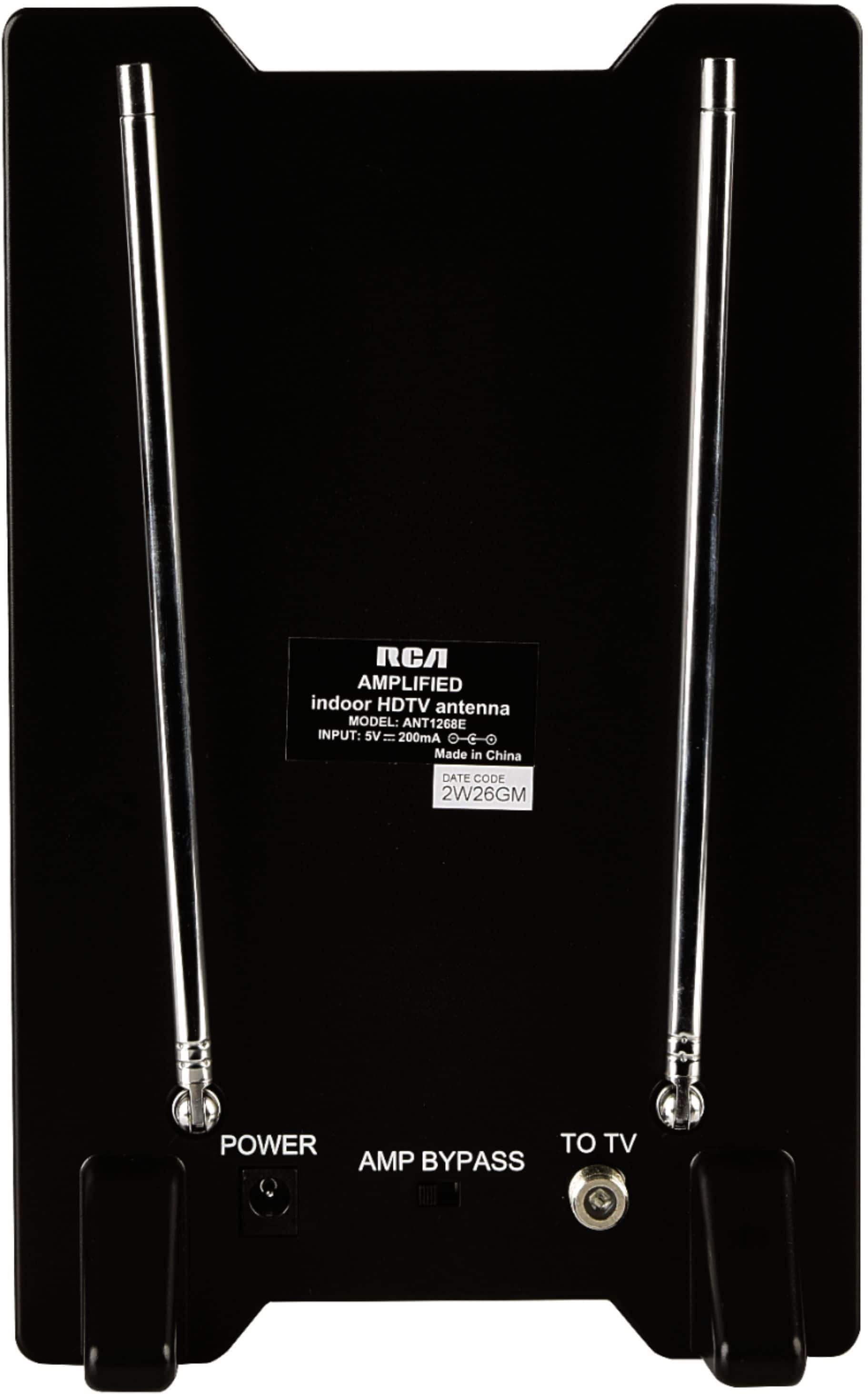 Alt View 13. RCA - Amplified Indoor HDTV Antenna - Black.