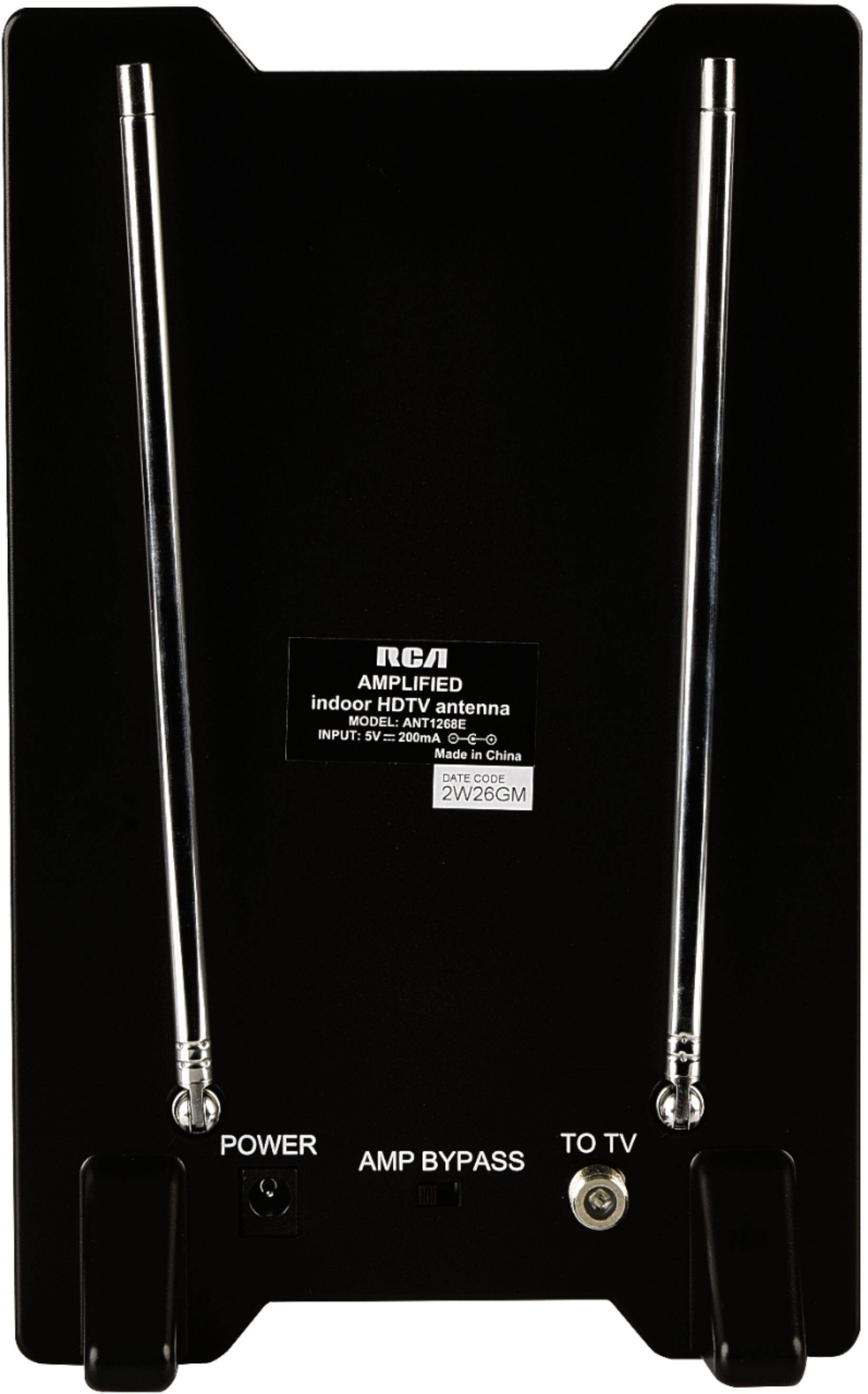Alt View 13. RCA - Amplified Indoor HDTV Antenna - Black.