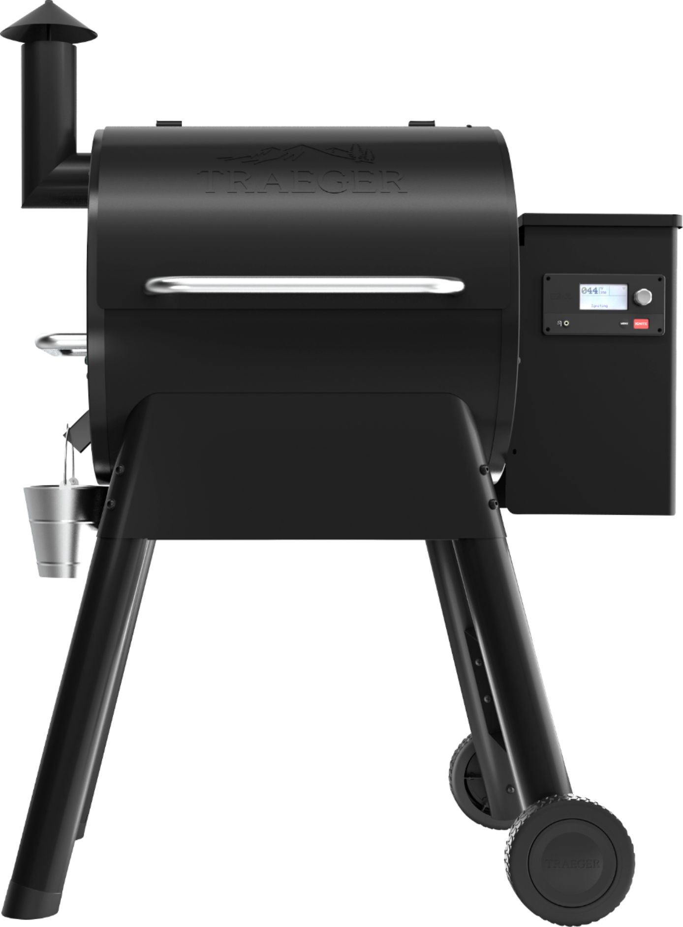 Angle View: Traeger Grills - Pro 575 Pellet Grill and Smoker with WiFIRE - Black