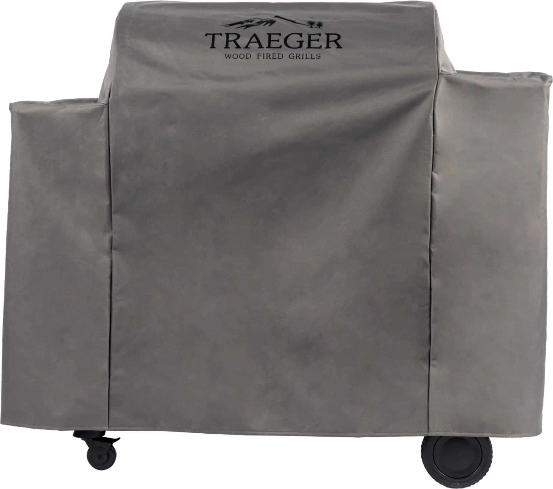 Traeger Grills - Full-Length Grill Cover for Ironwood 885 - Black - Angle_Zoom