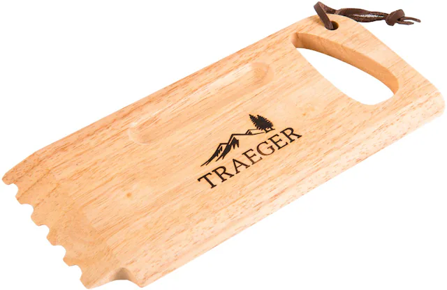 Angle. Traeger Grills - Wooden Grill Scrape - Multi.