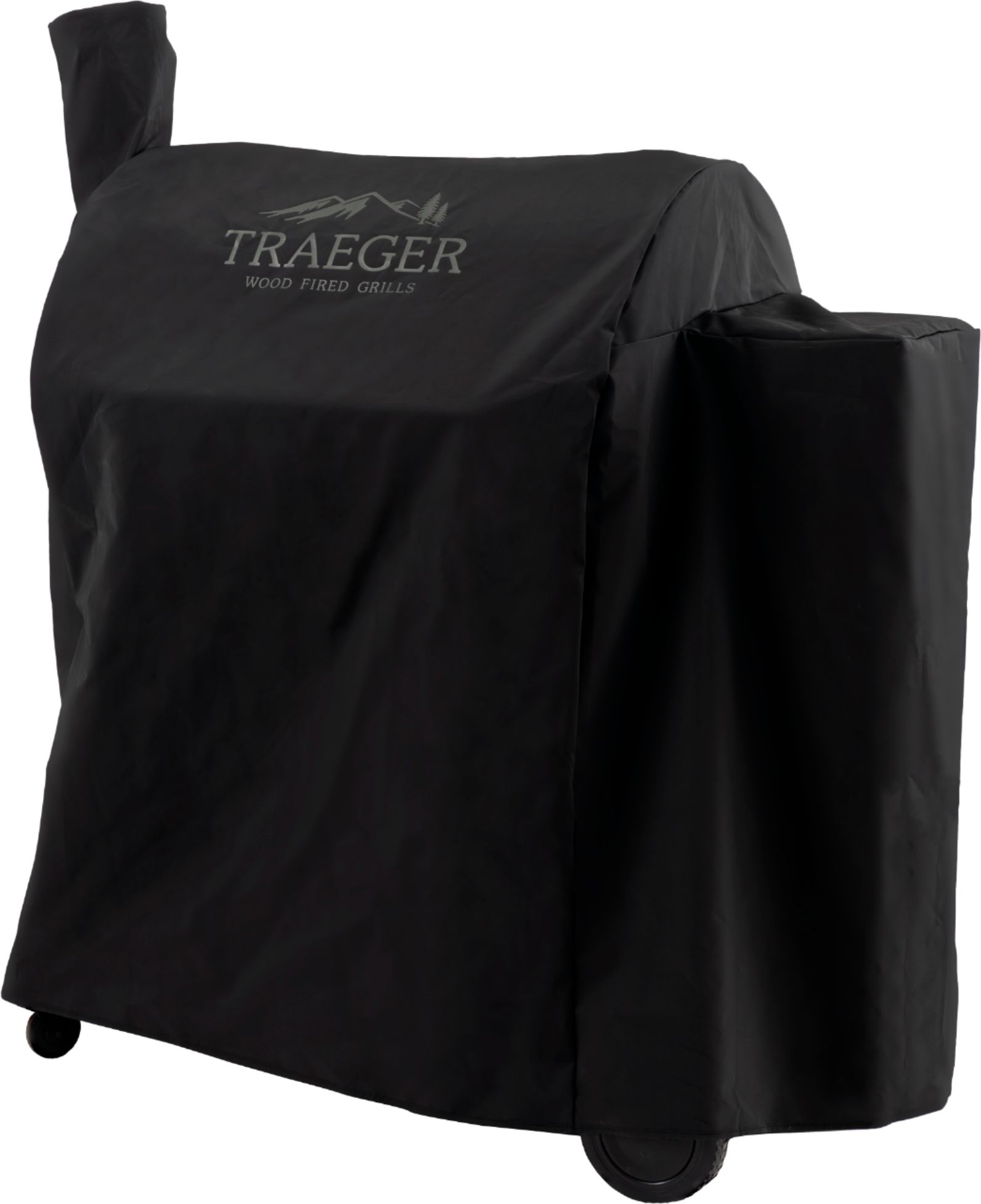 Angle View: Traeger Grills - Full-length Grill Cover - Pro 575 - Black