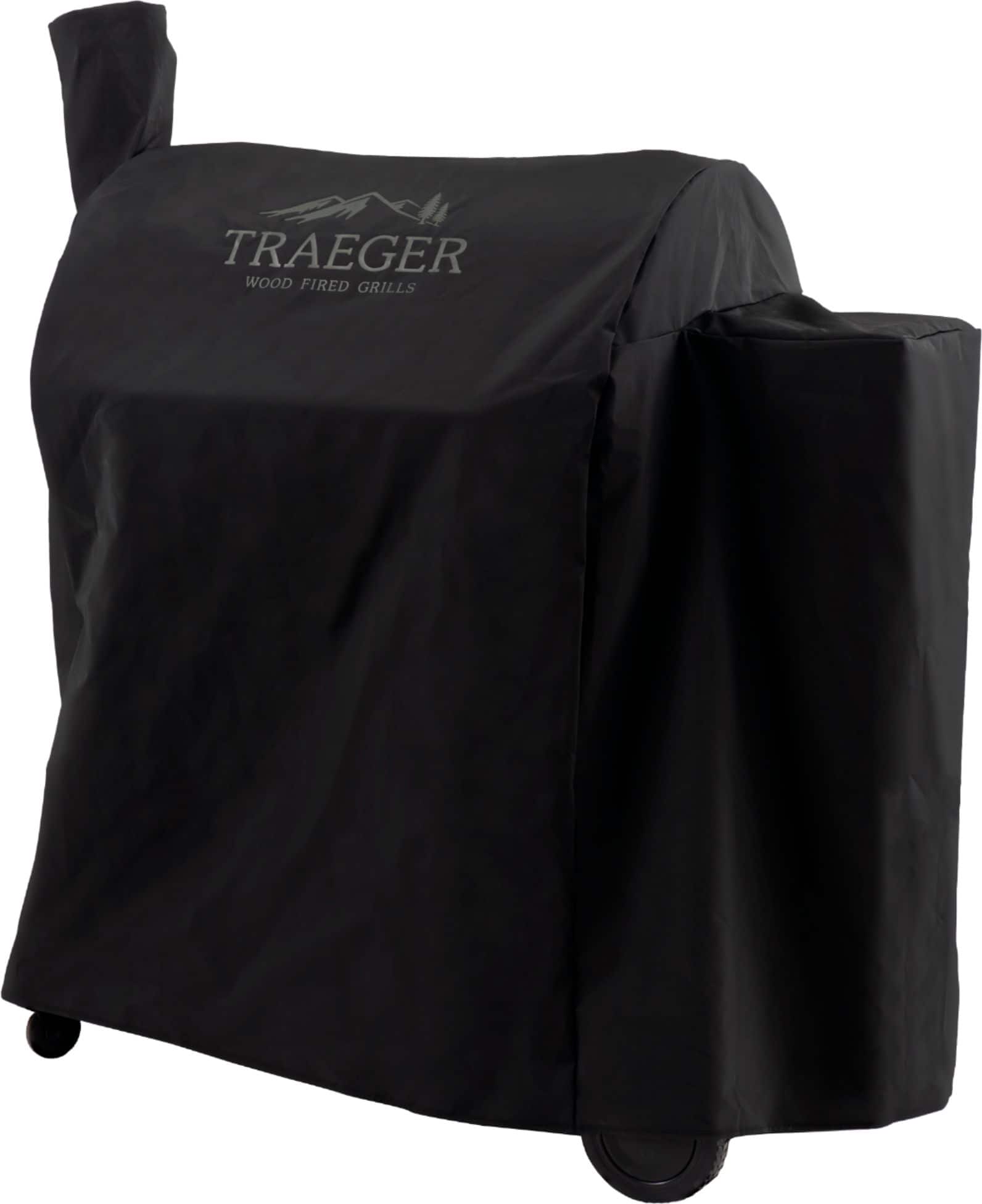 Angle. Traeger Grills - Full-length Grill Cover - Pro 575 - Black.