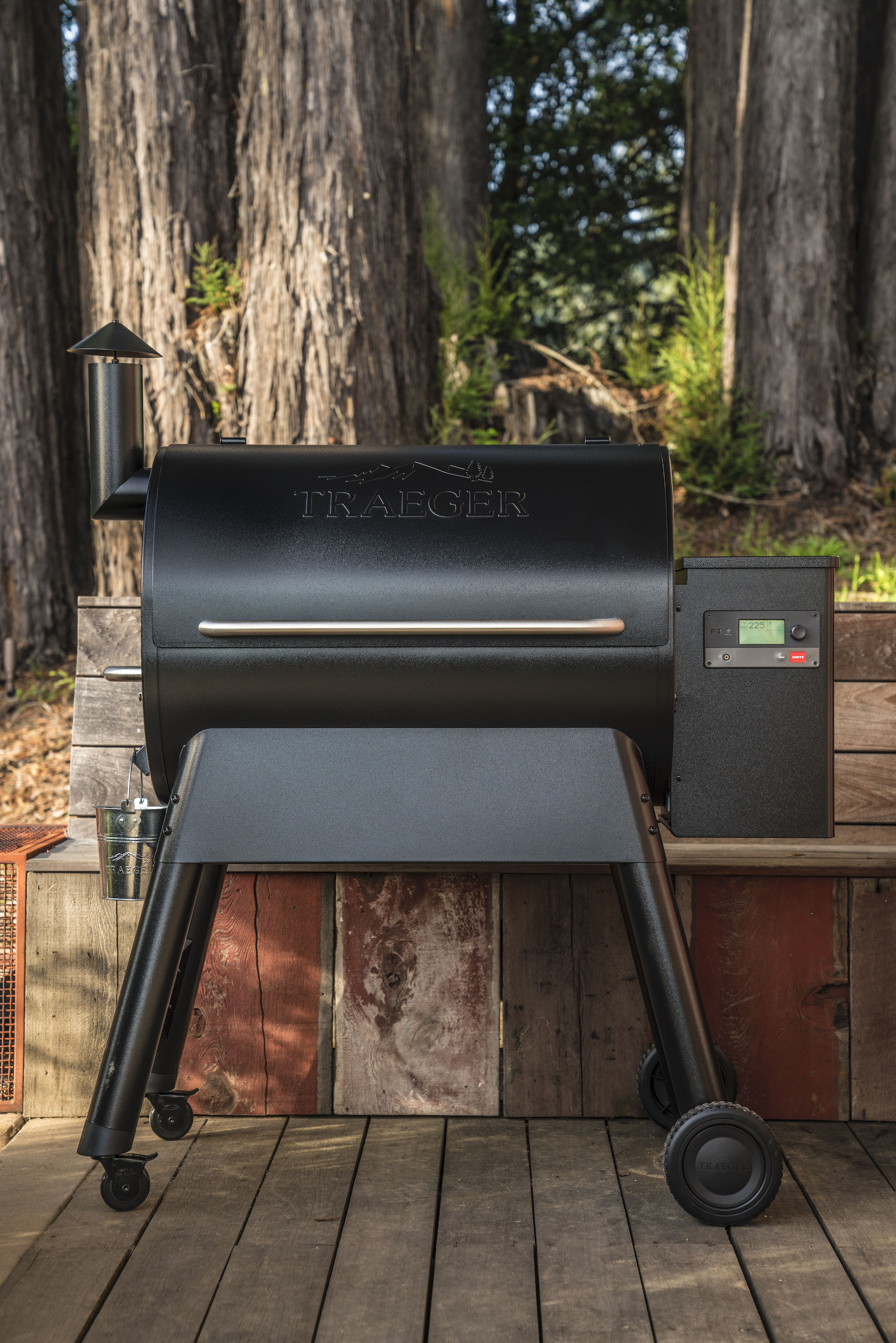 Set Traeger WiFIRE Temperature Probe Alarm: How to use D2 Controller on  wood pellet smoker grill 