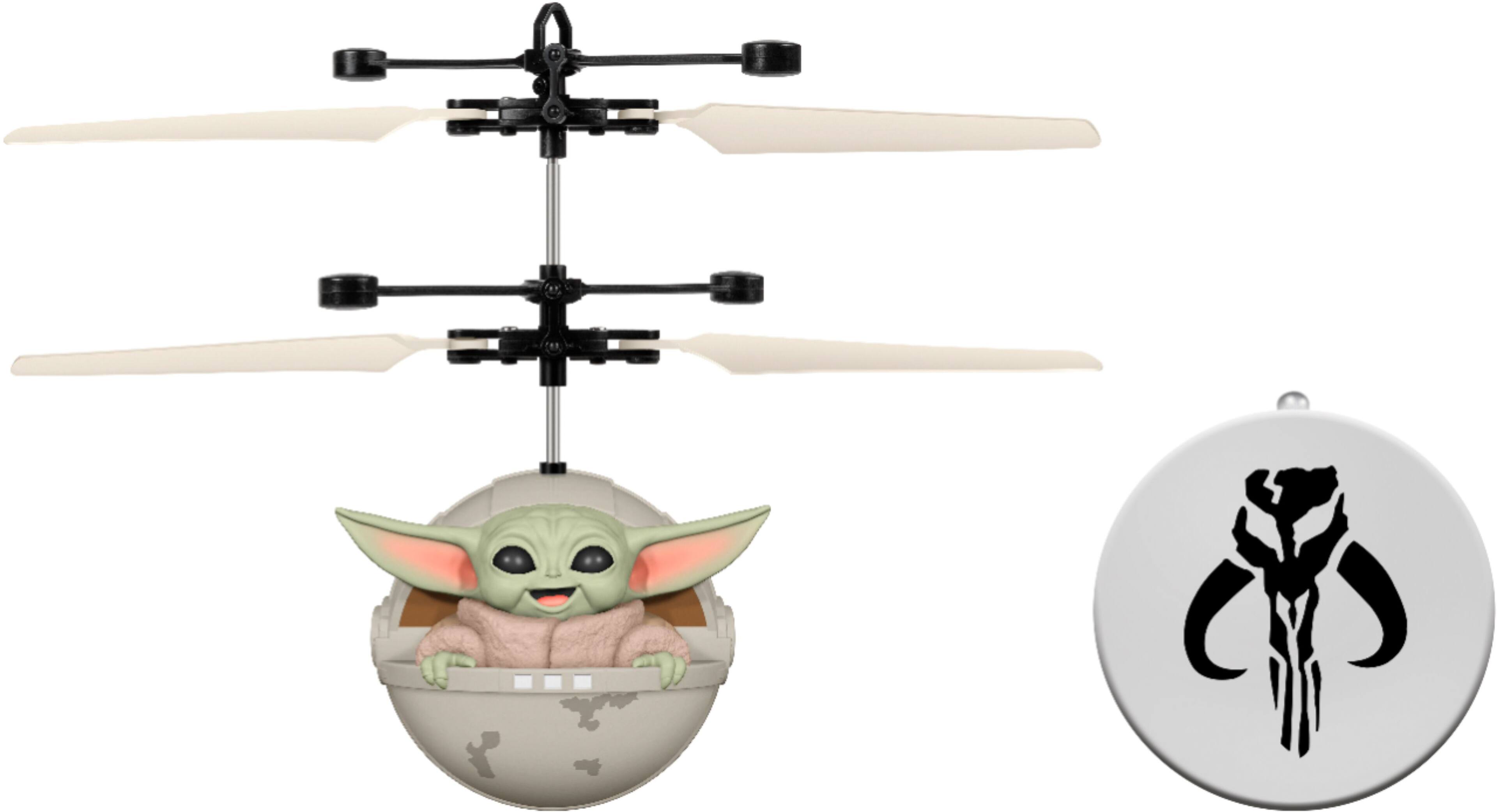 Alt View 11. World Tech Toys - Star Wars The Mandalorian Baby Yoda "The Child" Sculpted Head UFO Helicopter - Multi.