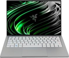 Razer - Geek Squad Certified Refurbished Book 13.4" Touch-Screen Laptop - Intel Core i7 - 16GB Memory - 512GB SSD - Mercury White - Front_Zoom
