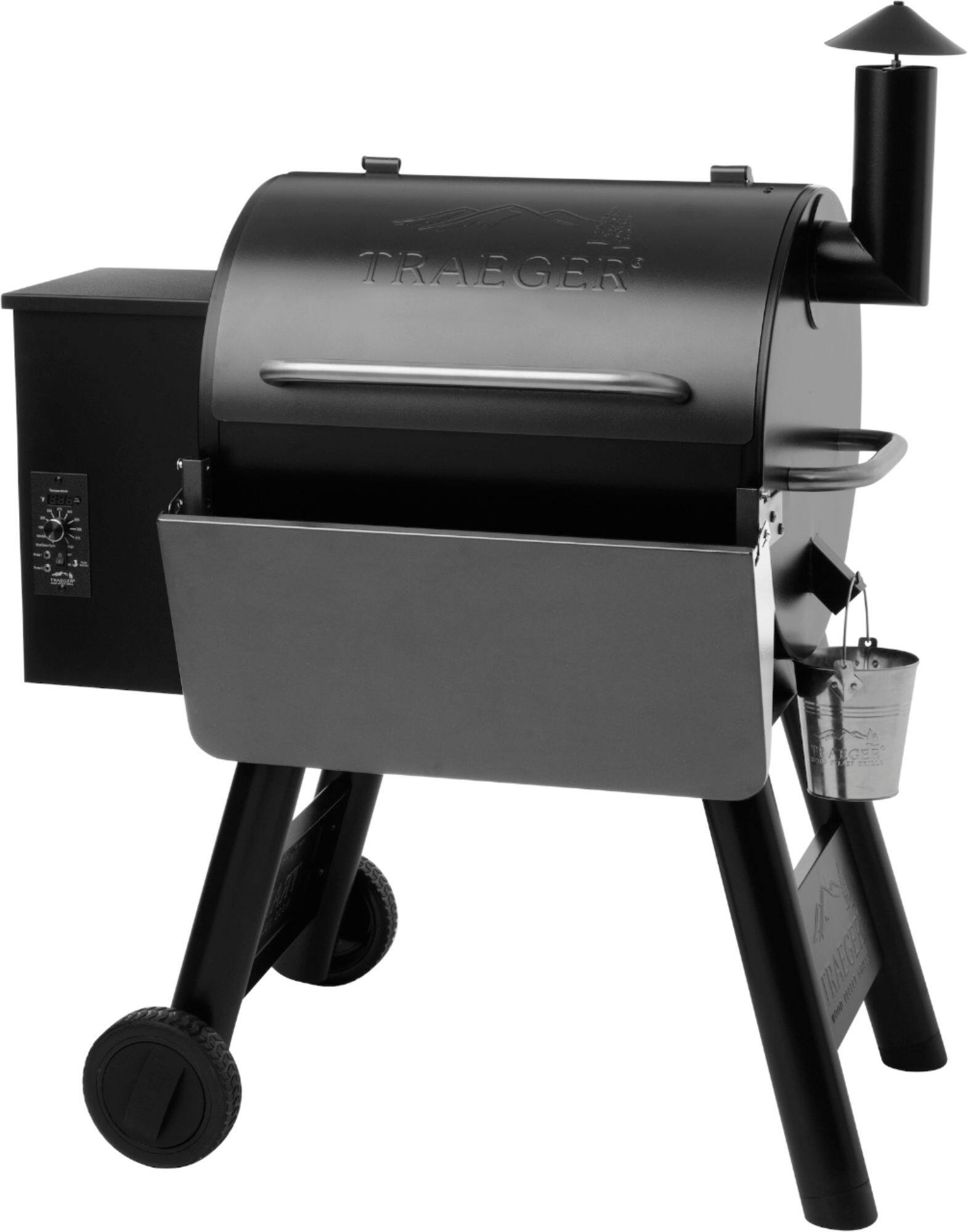 Alt View 12. Traeger Grills - Traeger Folding Front Shelf – Pro 575/Ironwood 650 - Black.