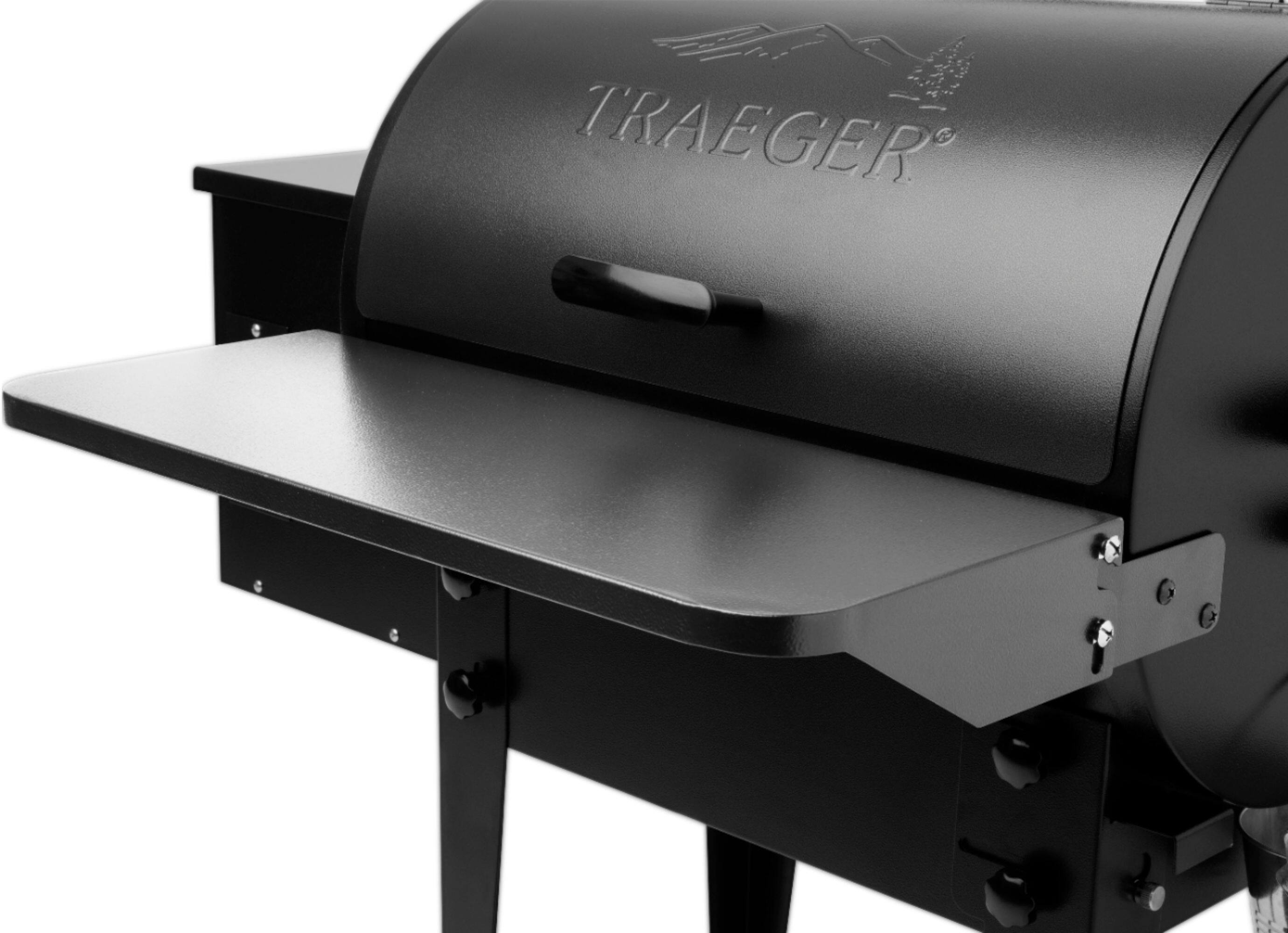Alt View 13. Traeger Grills - Traeger Folding Front Shelf – Pro 575/Ironwood 650 - Black.