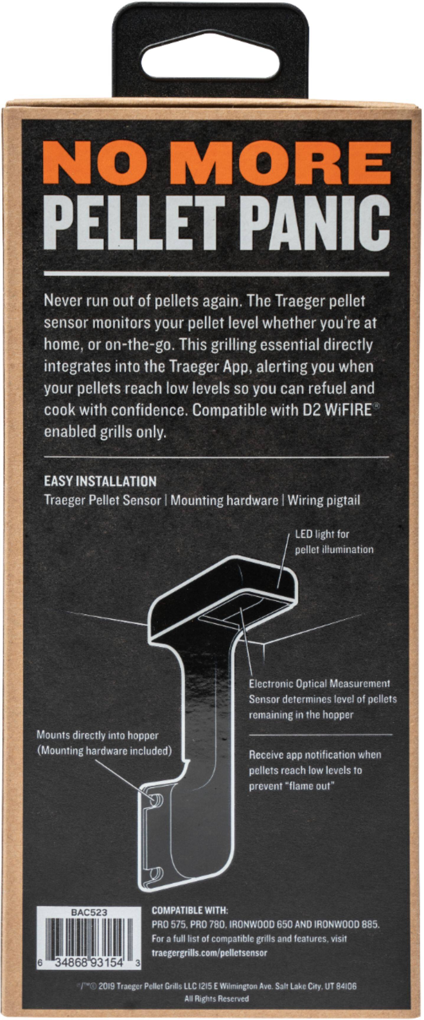 Alt View 13. Traeger Grills - Pellet Sensor - Black.