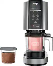 Ninja - CREAMi, Ice Cream Maker, 7 One-Touch Programs - Cloud Silver - Front_Zoom