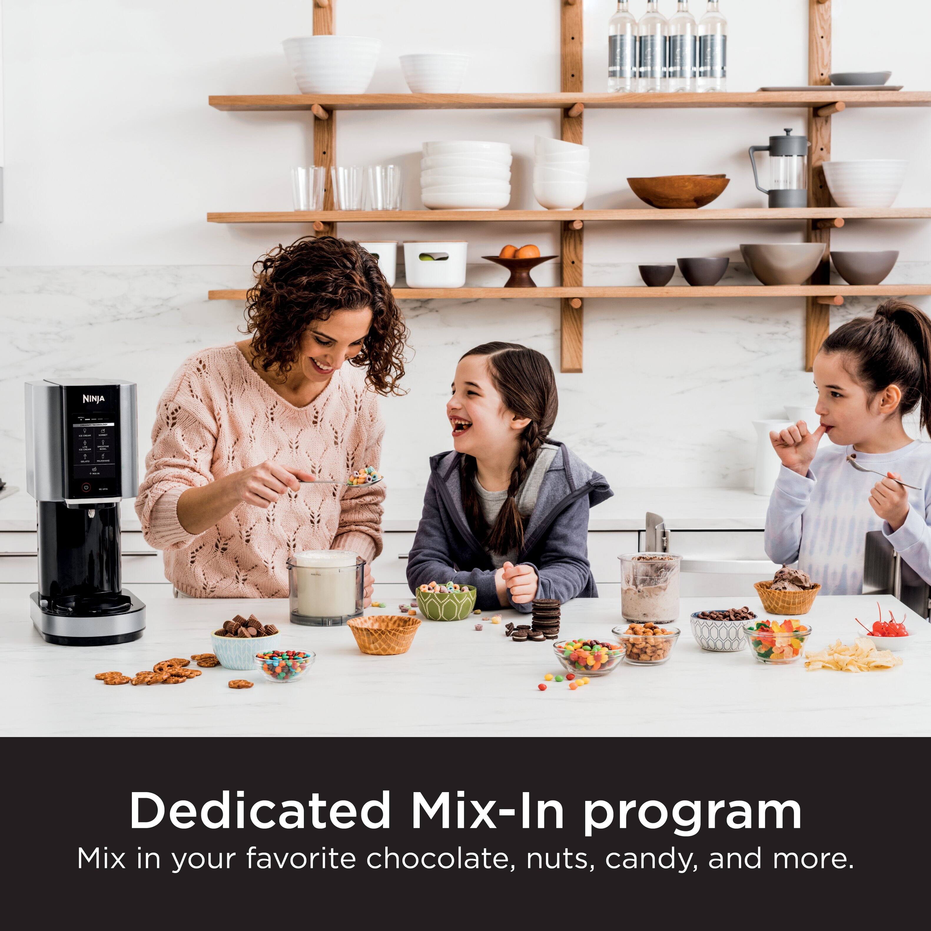 Dedicated Mix-In program Mix in your favorite chocolate, nuts, candy, and more.
