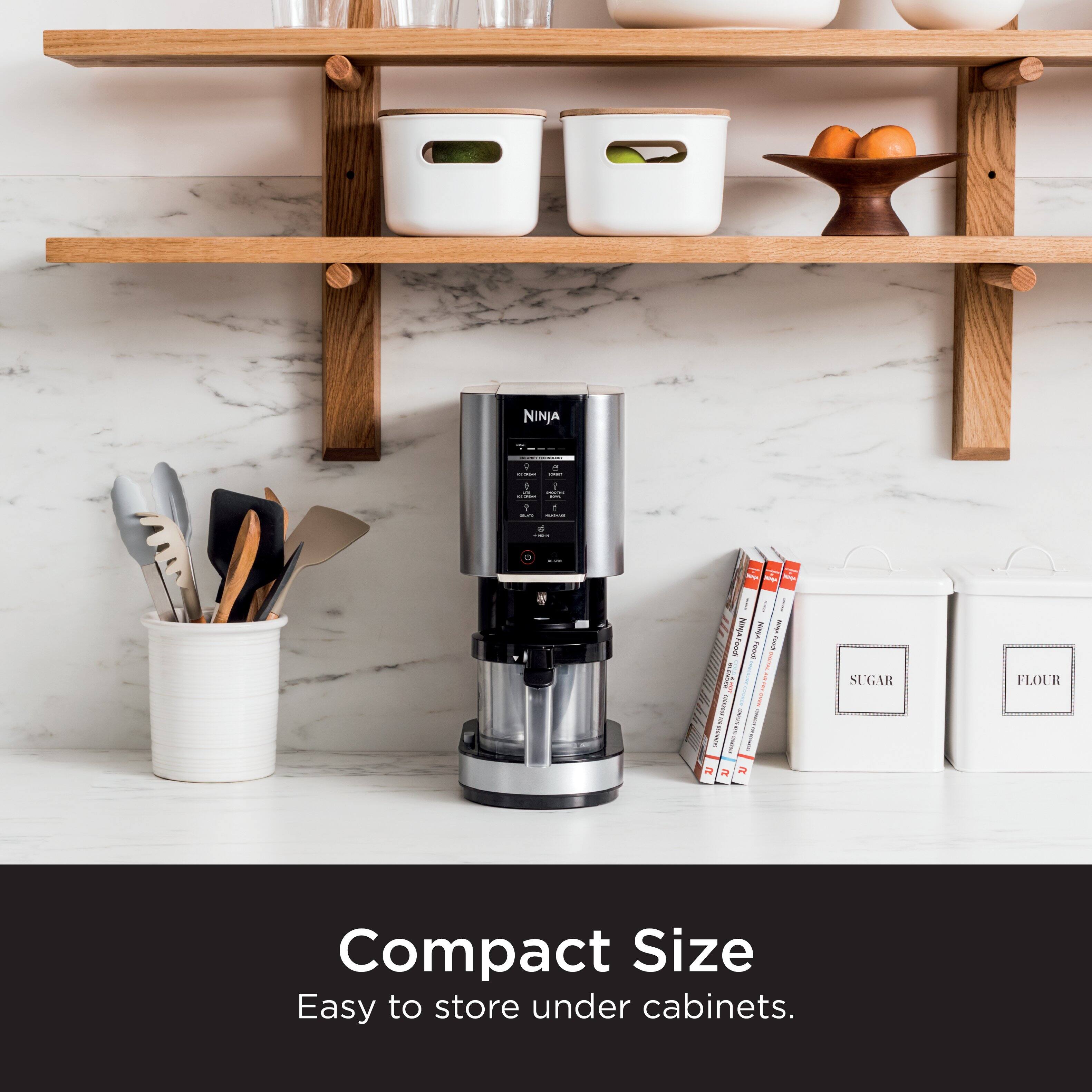 Compact Size - Easy to store under cabinets.