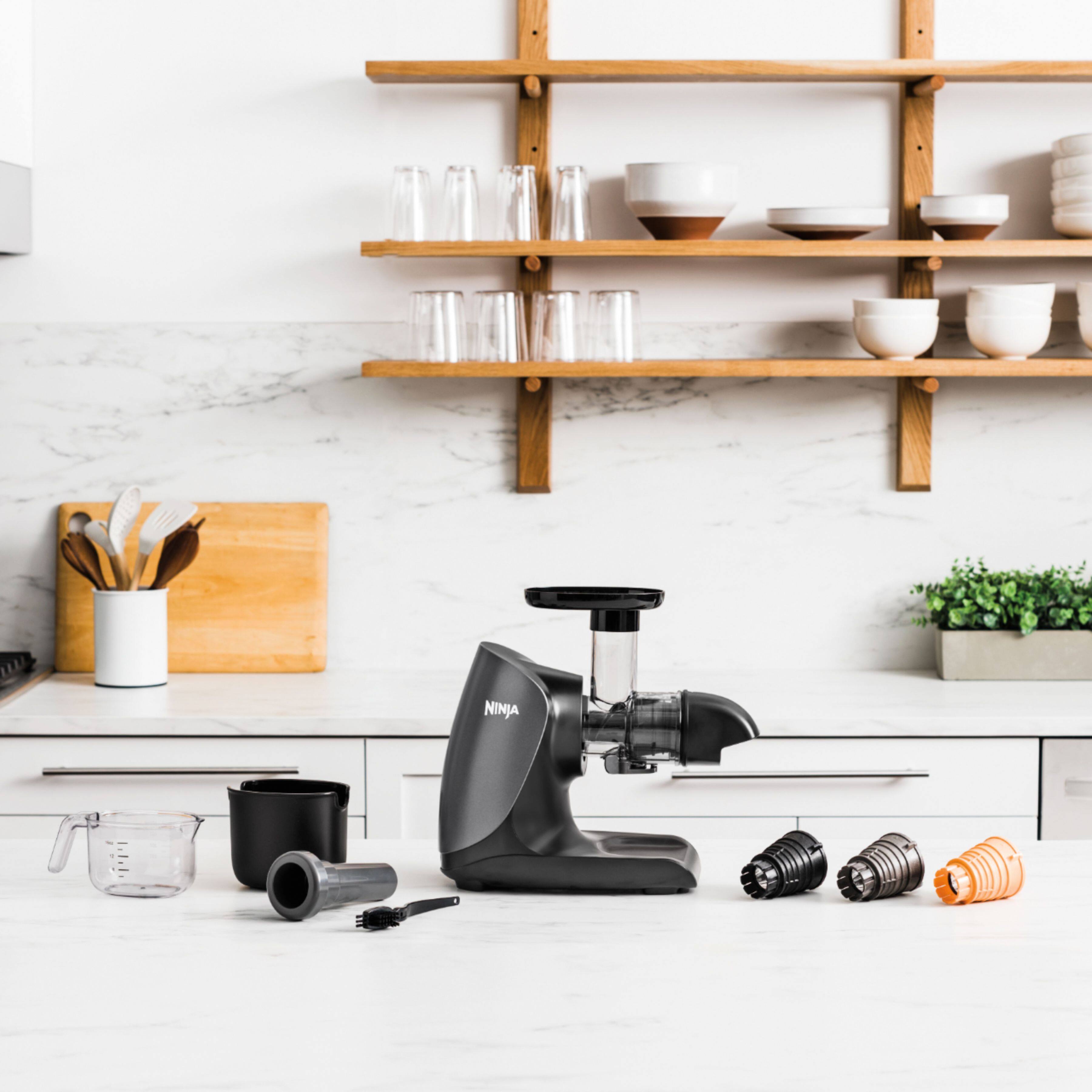 Alt View 11. Ninja - Cold Press Juicer Pro - Compact Powerful Slow Juicer with Total Pulp Control and Easy Clean - Graphite.