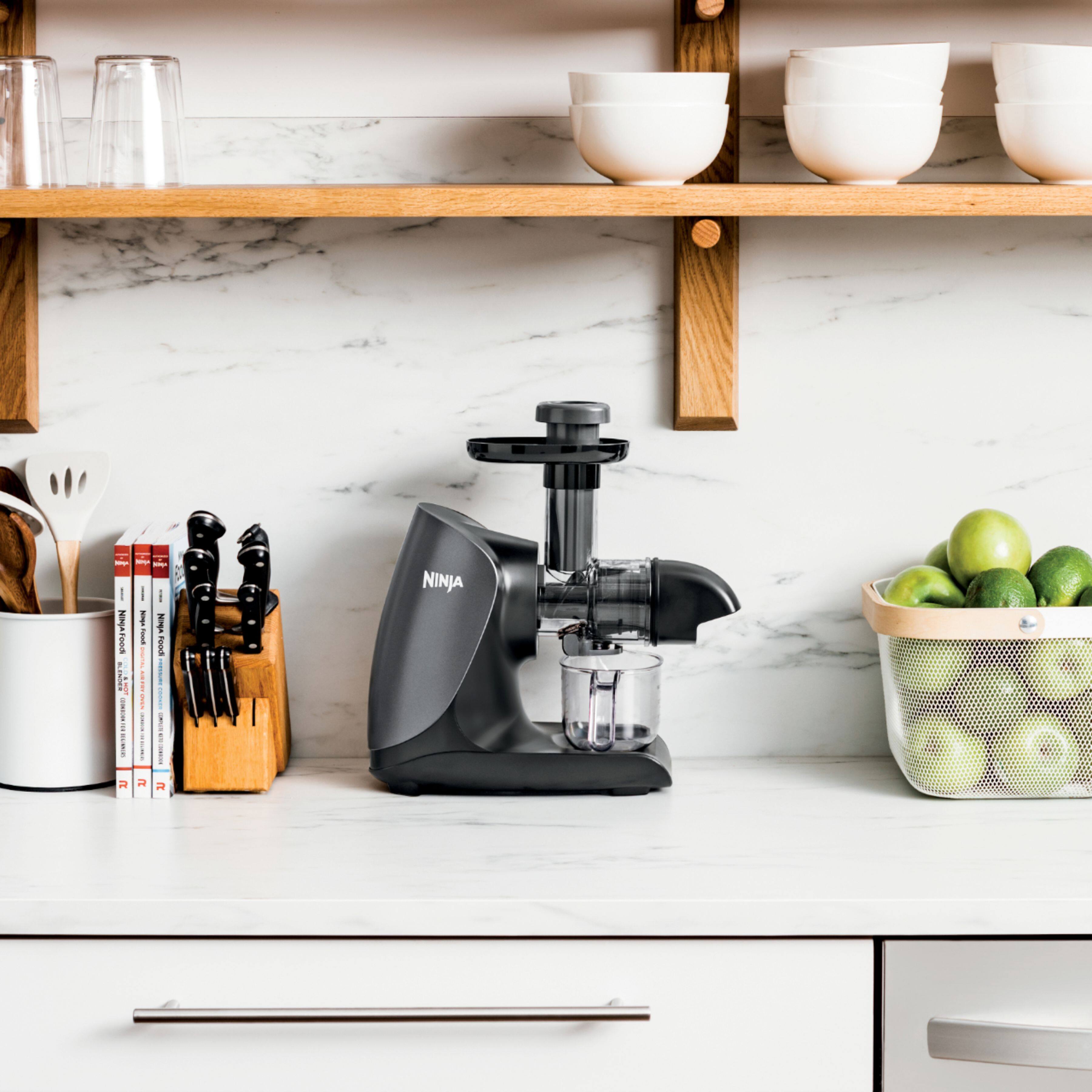 Alt View 18. Ninja - Cold Press Juicer Pro - Compact Powerful Slow Juicer with Total Pulp Control and Easy Clean - Graphite.