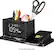 Angle. OttLite - AO3G5T LCD Digital Alarm Clock with Organizer and Qi Wireless Charging - Black.