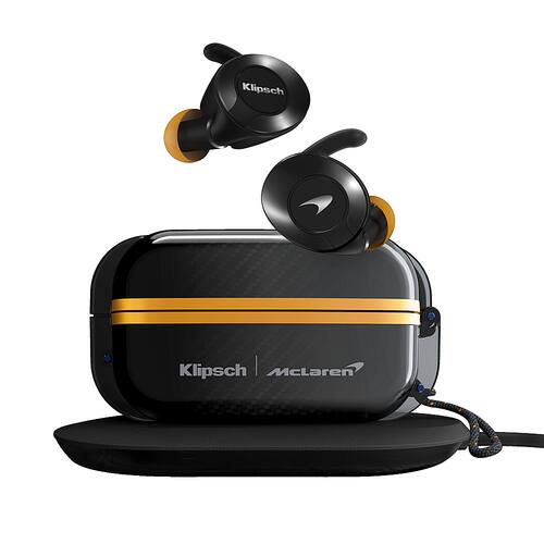 Klipsch - T5 II True Wireless Sport McLaren Edition In-Ear Headphones - Black