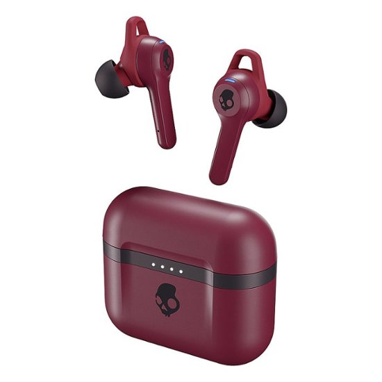 Front Zoom. Skullcandy - Indy Evo True Wireless In-Ear Headphones - Red.