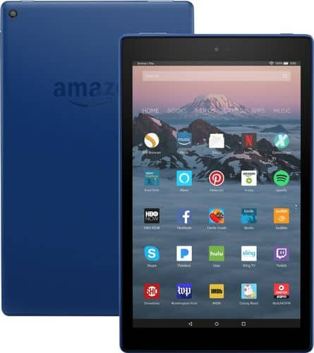 Amazon - Geek Squad Certified Refurbished Fire HD 10 - 10.1" - Tablet - 32GB 7th Generation, 2017 Release