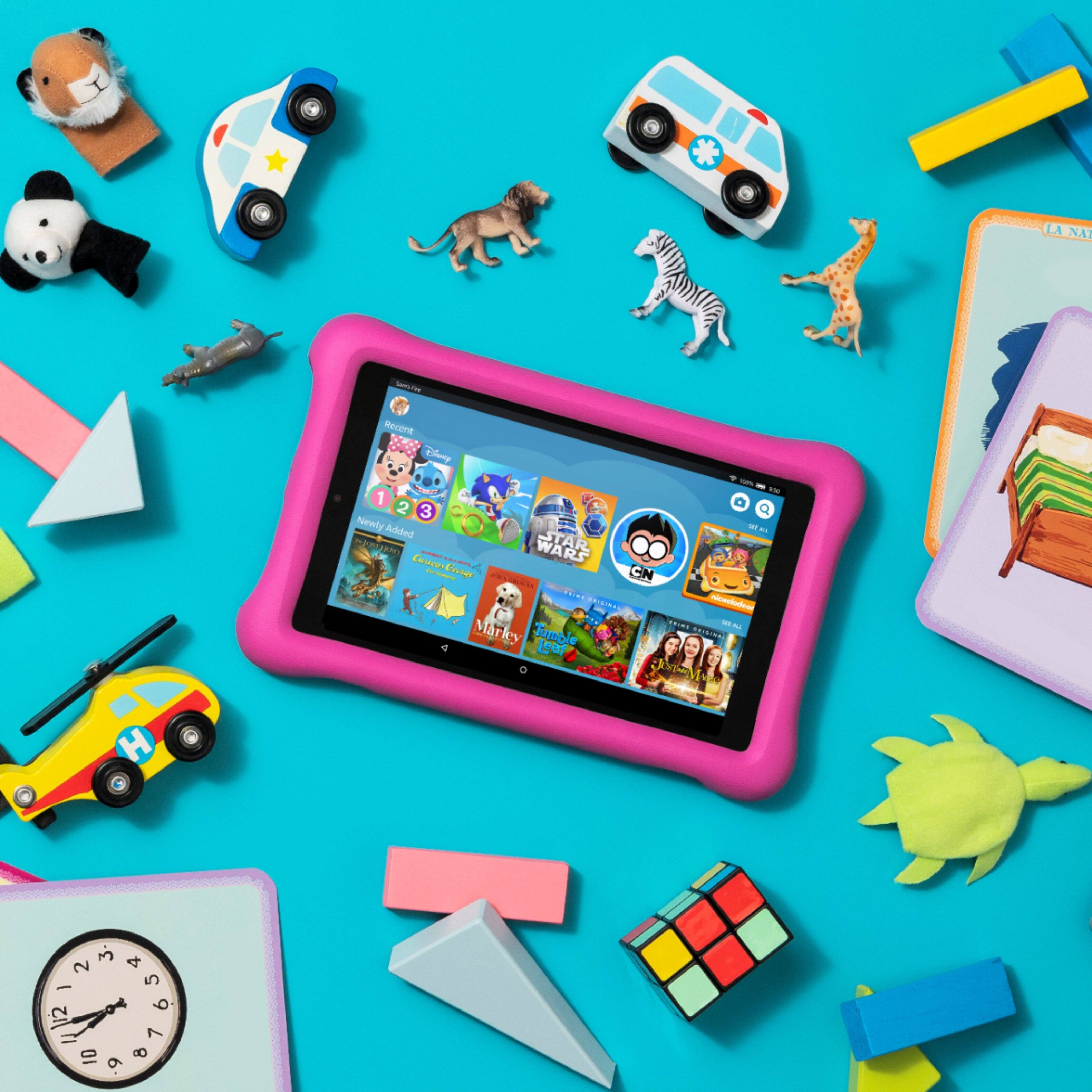 Alt View 14. Amazon - Geek Squad Certified Refurbished Fire HD Kids Edition - 8" - Tablet - 32GB 8th Generation, 2018 Release.