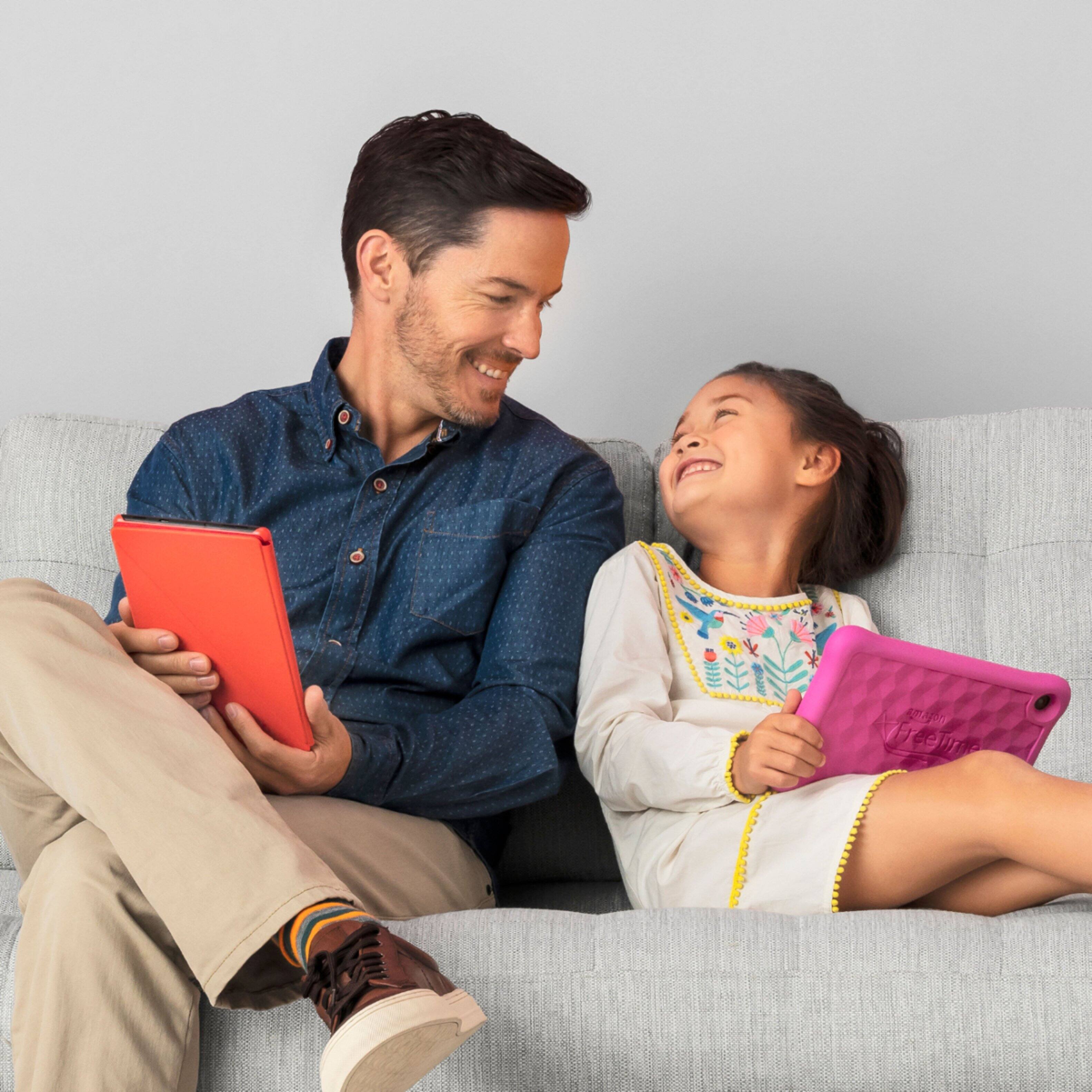 Alt View 17. Amazon - Geek Squad Certified Refurbished Fire HD Kids Edition - 8" - Tablet - 32GB 8th Generation, 2018 Release.