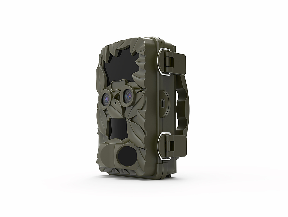 Angle View: Rexing - Woodlens H6 Trail Camera with Dual Lens Night Vision Recording - Green