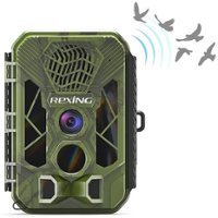 Rexing - Woodlens H3 Trail Camera with Electronic Animal Caller and Night Vision Recording - Green - Front_Zoom