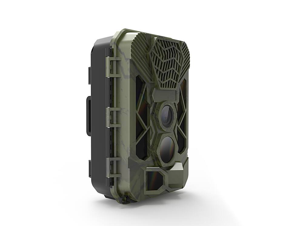 Alt View 11. Rexing - Woodlens H3 Trail Camera with Electronic Animal Caller and Night Vision Recording - Green.