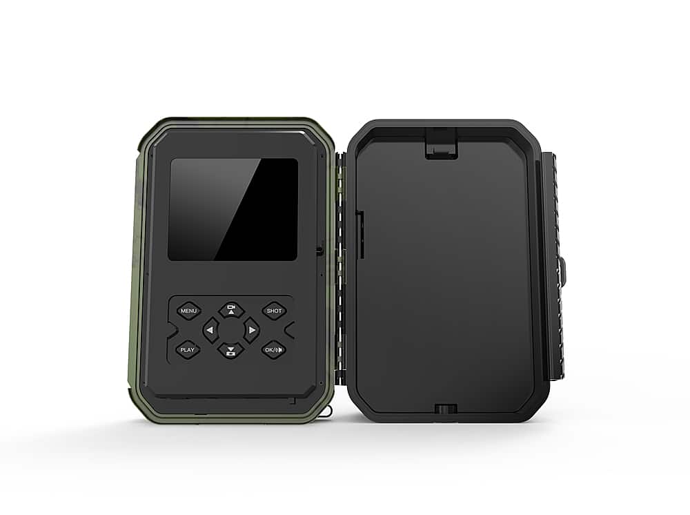 Alt View 12. Rexing - Woodlens H3 Trail Camera with Electronic Animal Caller and Night Vision Recording - Green.