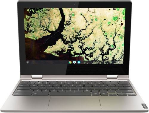Lenovo - Geek Squad Certified Refurbished C340 2-in-1 11.6" Touch-Screen Chromebook - Intel Celeron - 4GB Memory - 32GB eMMC - Platinum Gray