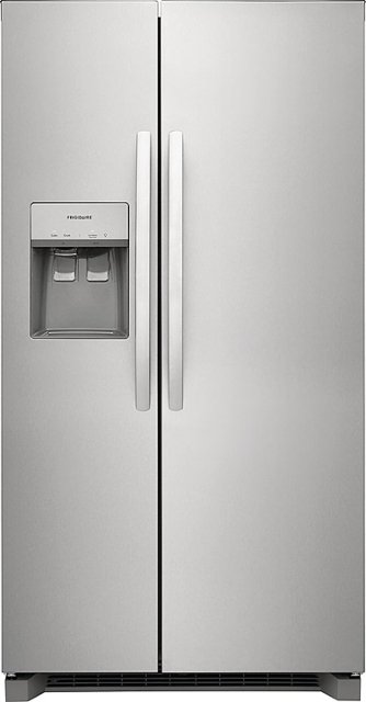 Front Zoom. Frigidaire - 22.3 Cu. Ft. Side-by-Side Counter-Depth Refrigerator - Stainless steel.