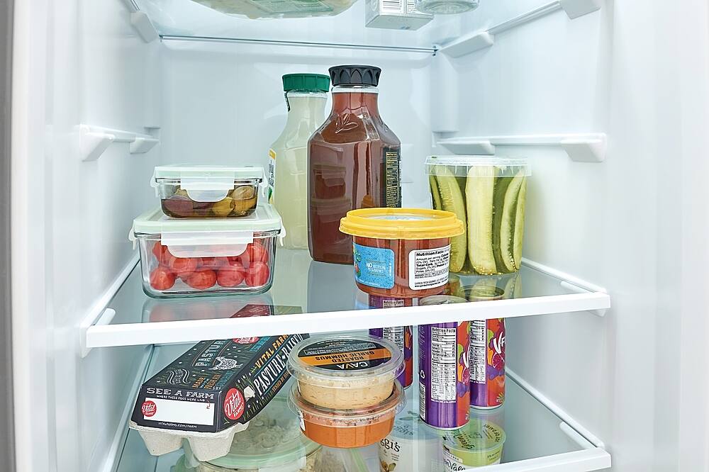 Alt View 12. Frigidaire - 22.3 Cu. Ft. Side-by-Side Counter-Depth Refrigerator - Silver.