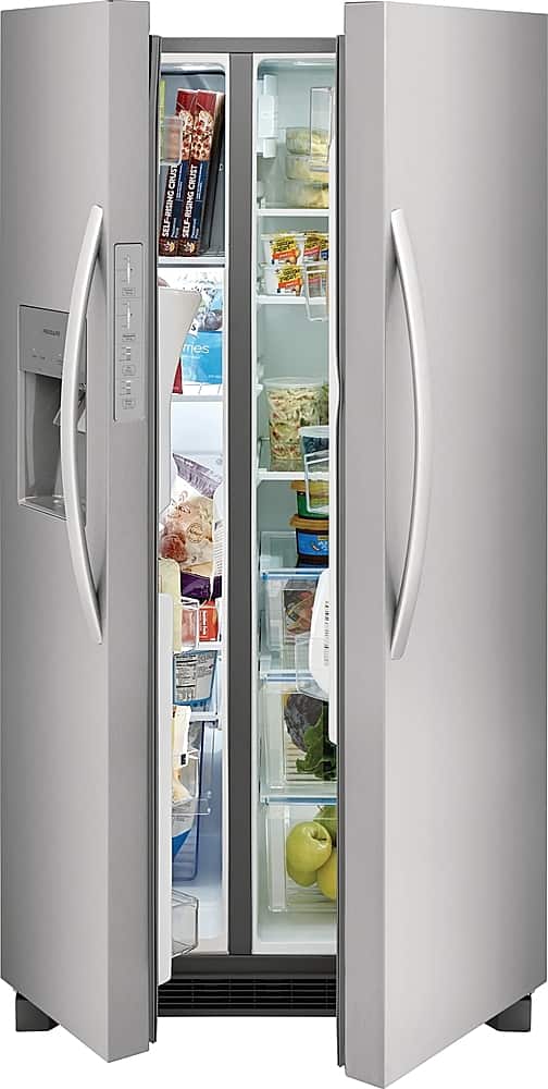 Alt View 16. Frigidaire - 22.3 Cu. Ft. Side-by-Side Counter-Depth Refrigerator - Silver.