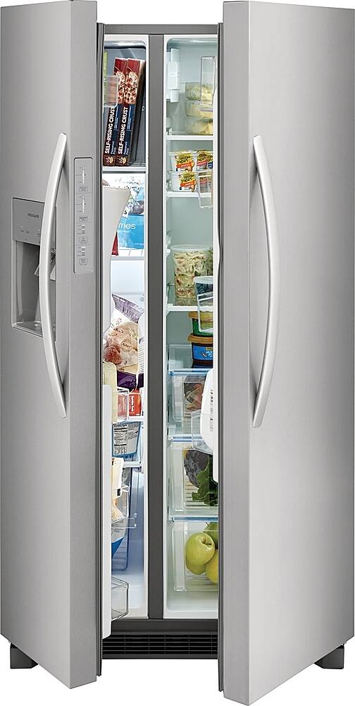 Alt View 16. Frigidaire - 22.3 Cu. Ft. Side-by-Side Counter-Depth Refrigerator - Silver.