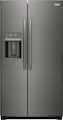 Frigidaire - Gallery 36 in. Wide 22.3 Cu. Ft. Side-by-Side Counter-Depth Refrigerator - Black Stainless Steel