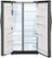 Alt View Zoom 3. Frigidaire - Gallery 22.3 Cu. Ft. Side-by-Side Counter-Depth Refrigerator - Black stainless steel.