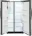 Alt View 3. Frigidaire - Gallery 22.3 Cu. Ft. Side-by-Side Counter-Depth Refrigerator - Smudge-Proof® Black Stainless Steel.