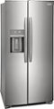 Angle Zoom. Frigidaire - Gallery 22.3 Cu. Ft. Side-by-Side Counter-Depth Refrigerator - Stainless steel.