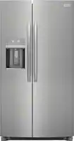 Frigidaire - Gallery 36 in. Wide 22.3 Cu. Ft. Side-by-Side Counter-Depth Refrigerator - Smudge Proof Stainless Steel - Front_Zoom