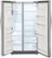 Alt View Zoom 3. Frigidaire - Gallery 22.3 Cu. Ft. Side-by-Side Counter-Depth Refrigerator - Stainless steel.