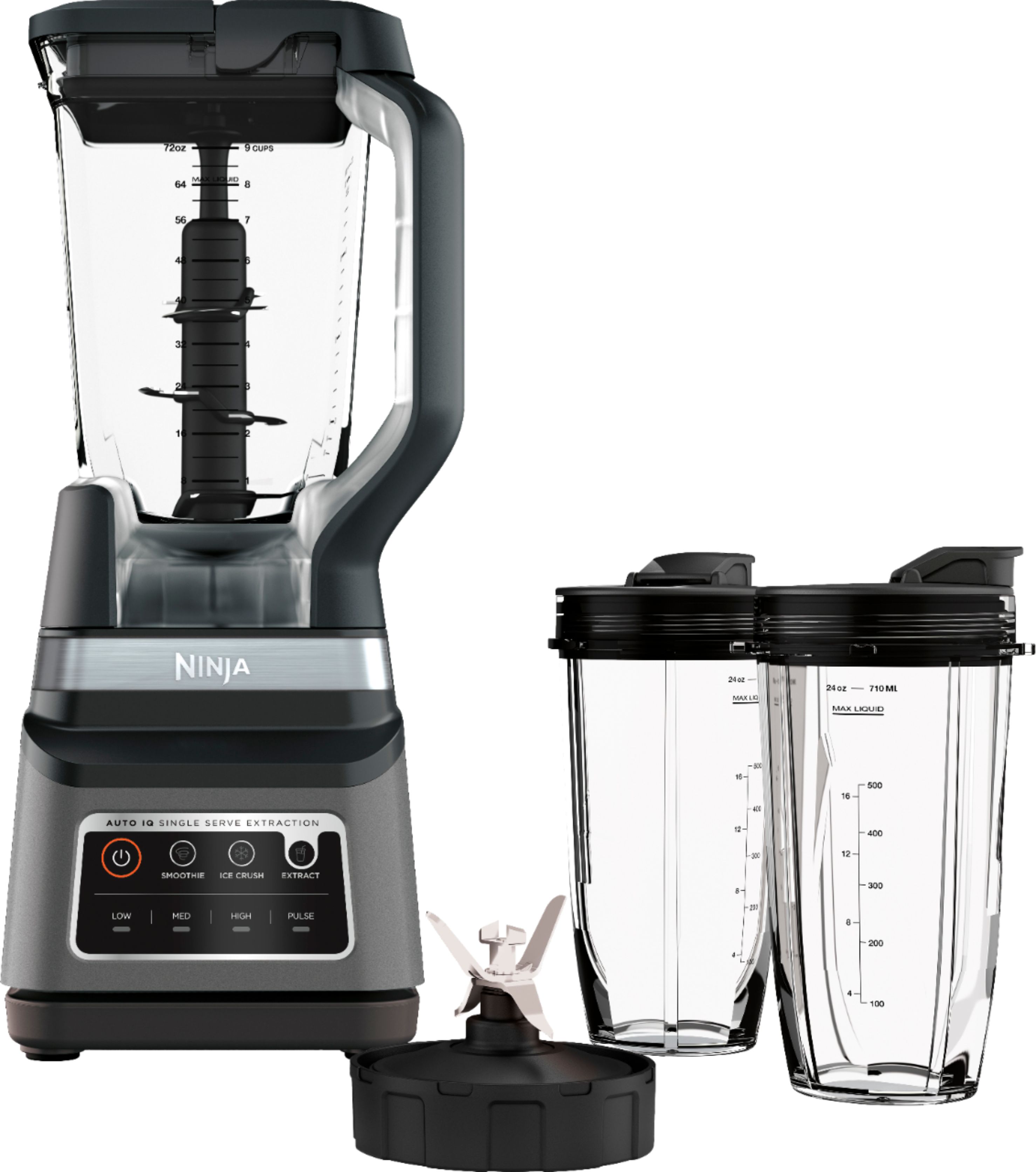 How do i take the lid off my ninja blender Ninja Professional Plus Blender Duo With Auto Iq Black Stainless Steel Bn751 Best Buy
