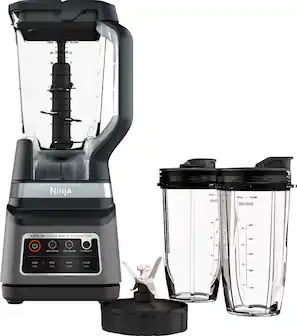 Angle. Ninja - Professional Plus Blender DUO with Auto-IQ - Black/Stainless Steel.