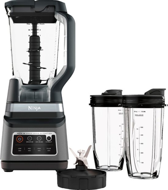 Angle Zoom. Ninja - Professional Plus Blender DUO with Auto-IQ - Black/Stainless Steel.
